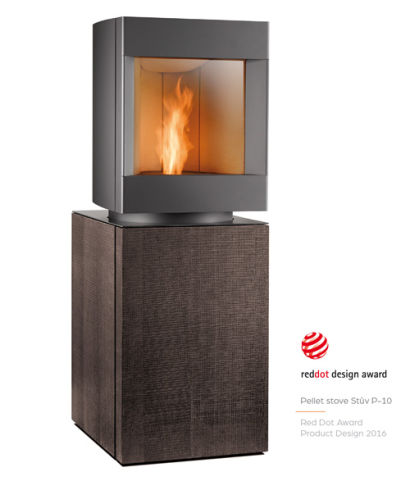 Red Dot Design Award 2016 pour le poêle à pellets Stûv P-10