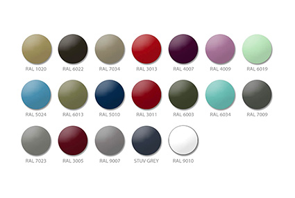 Front panel colours